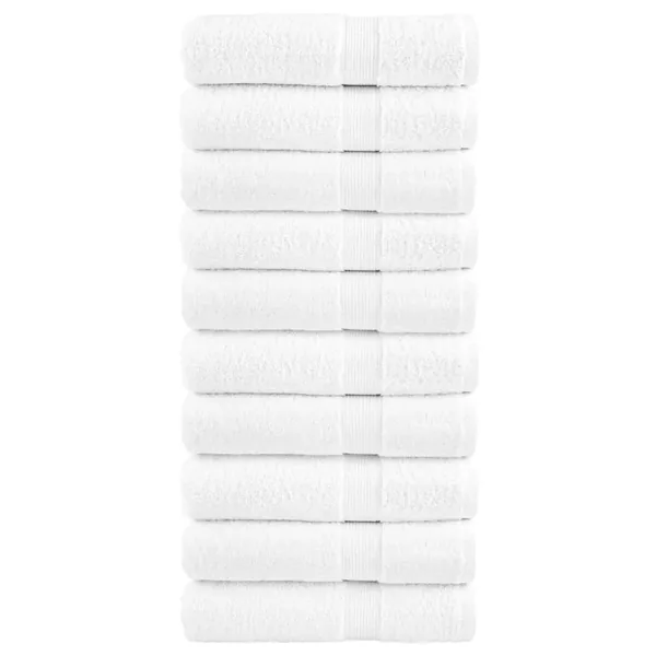 Essuie-mains de qualité supérieure SOLUND 10 pcs blanc 600 g/m²