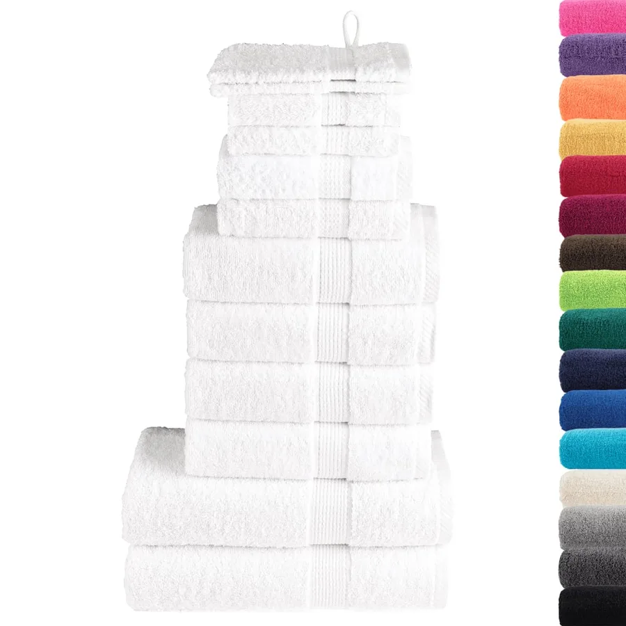 Ensemble de serviettes de qualité supérieure SOLUND 12pcs blanc - 2