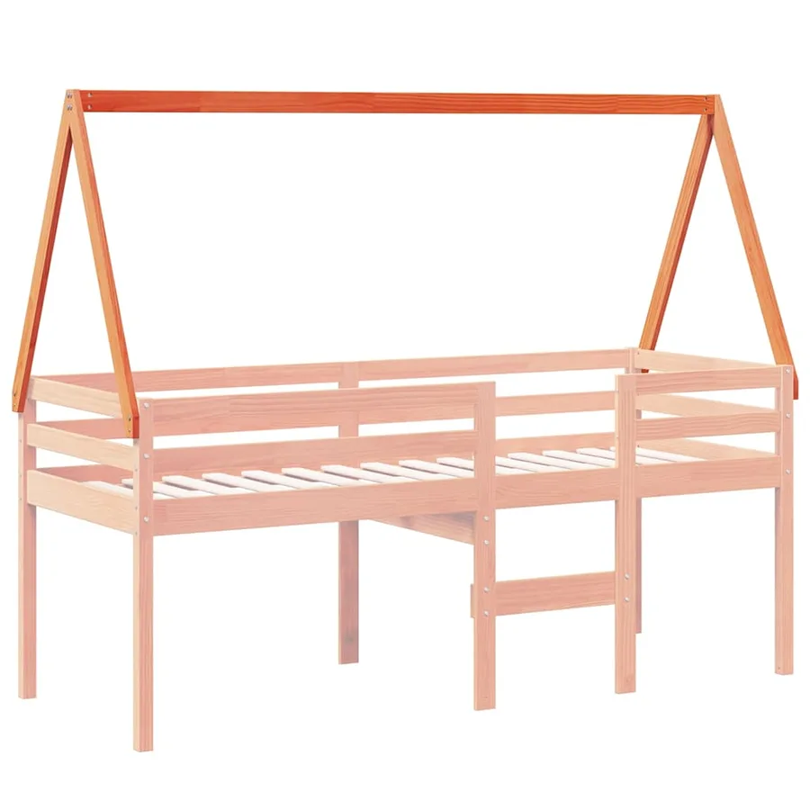Toit de lit pour enfants 209x95,5x88 cm bois de pin massif - 3