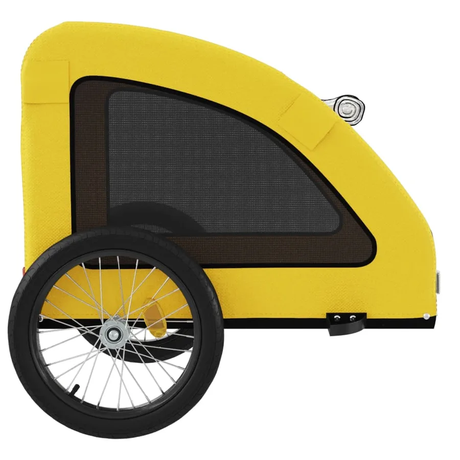 Remorque de vélo pour animaux de compagnie jaune - 7