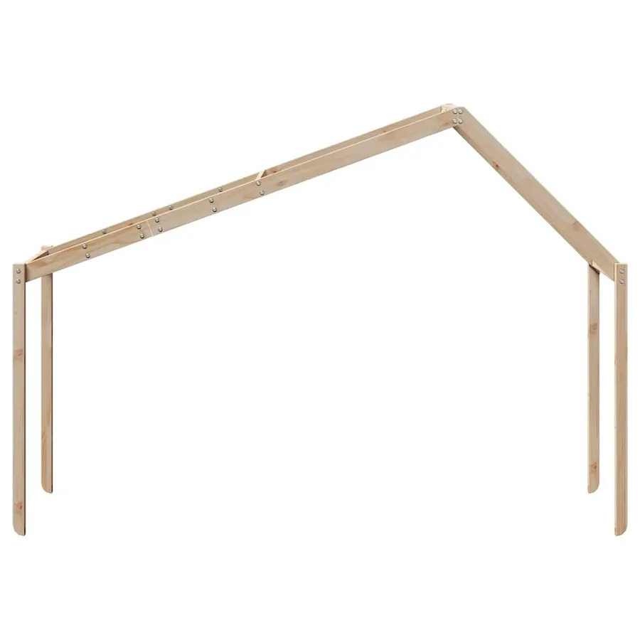 Toit de lit pour enfants 213x95,5x144,5 cm bois de pin massif - 4