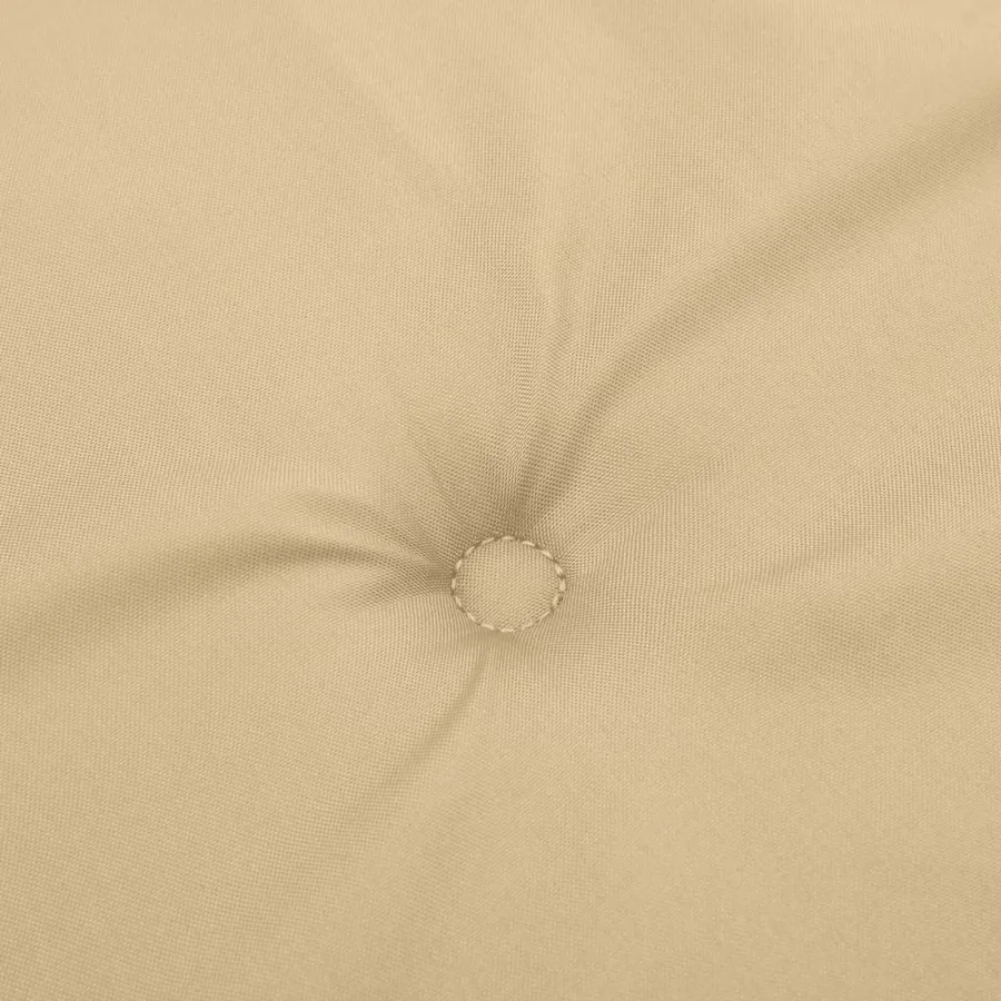 Coussin de banc de jardin beige mélangé 150x50x7 cm tissu - 6