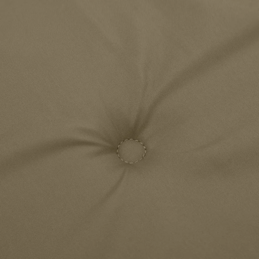 Coussin de banc de jardin taupe mélangé 150x50x7 cm tissu - 6