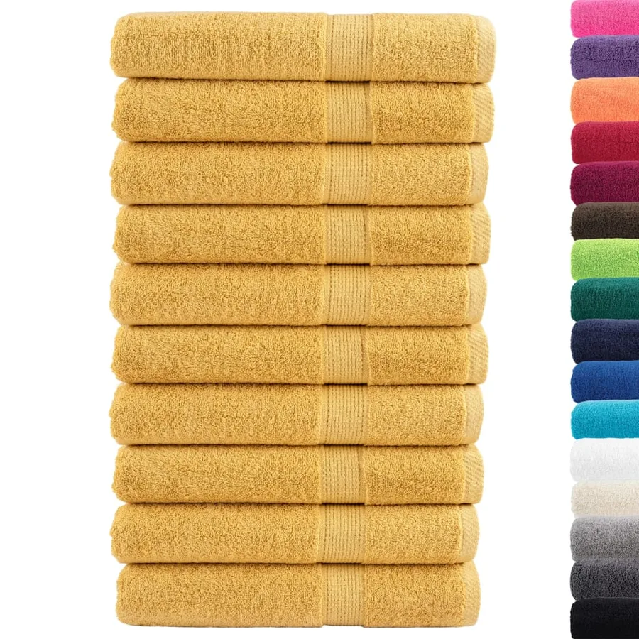Serviettes de qualité supérieure SOLUND 10 pcs doré 600 g/m² - 2