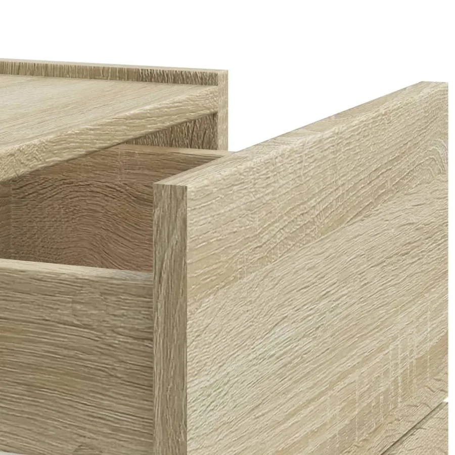 Tables de chevet murales 2 pcs chêne sonoma 45x30x35 cm - 10