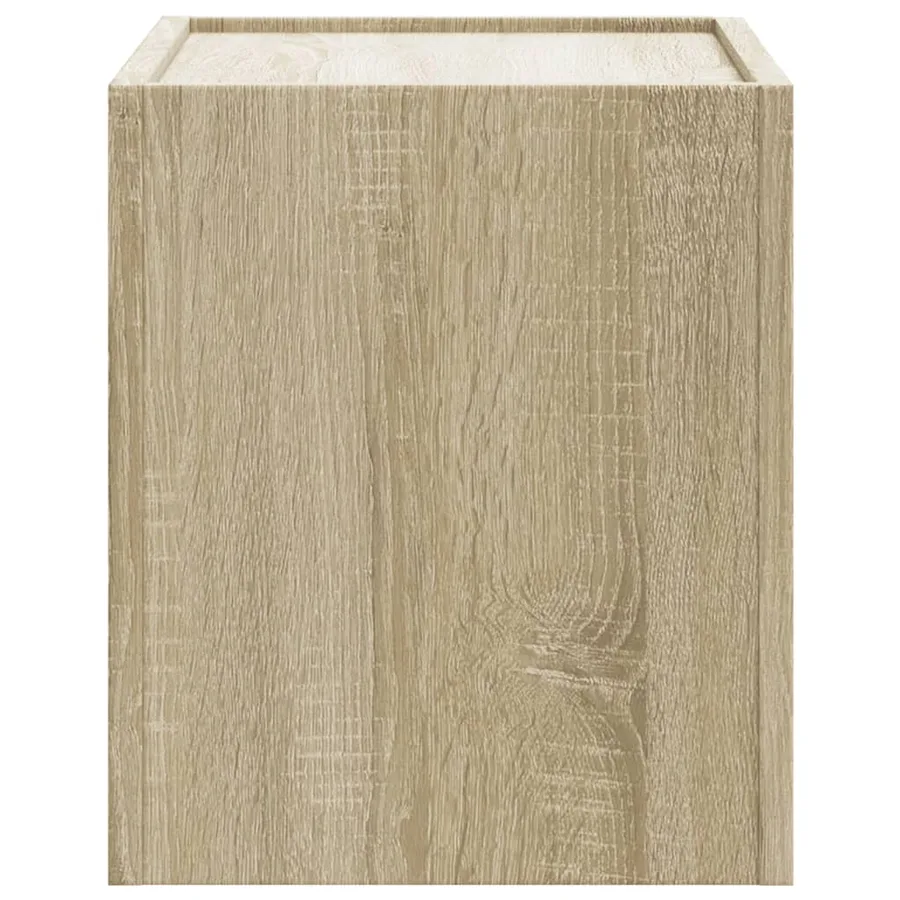 Tables de chevet murales 2 pcs chêne sonoma 45x30x35 cm - 6