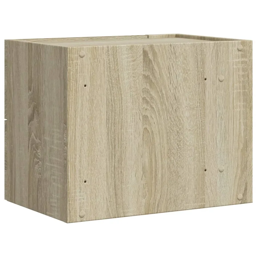 Tables de chevet murales 2 pcs chêne sonoma 45x30x35 cm - 7