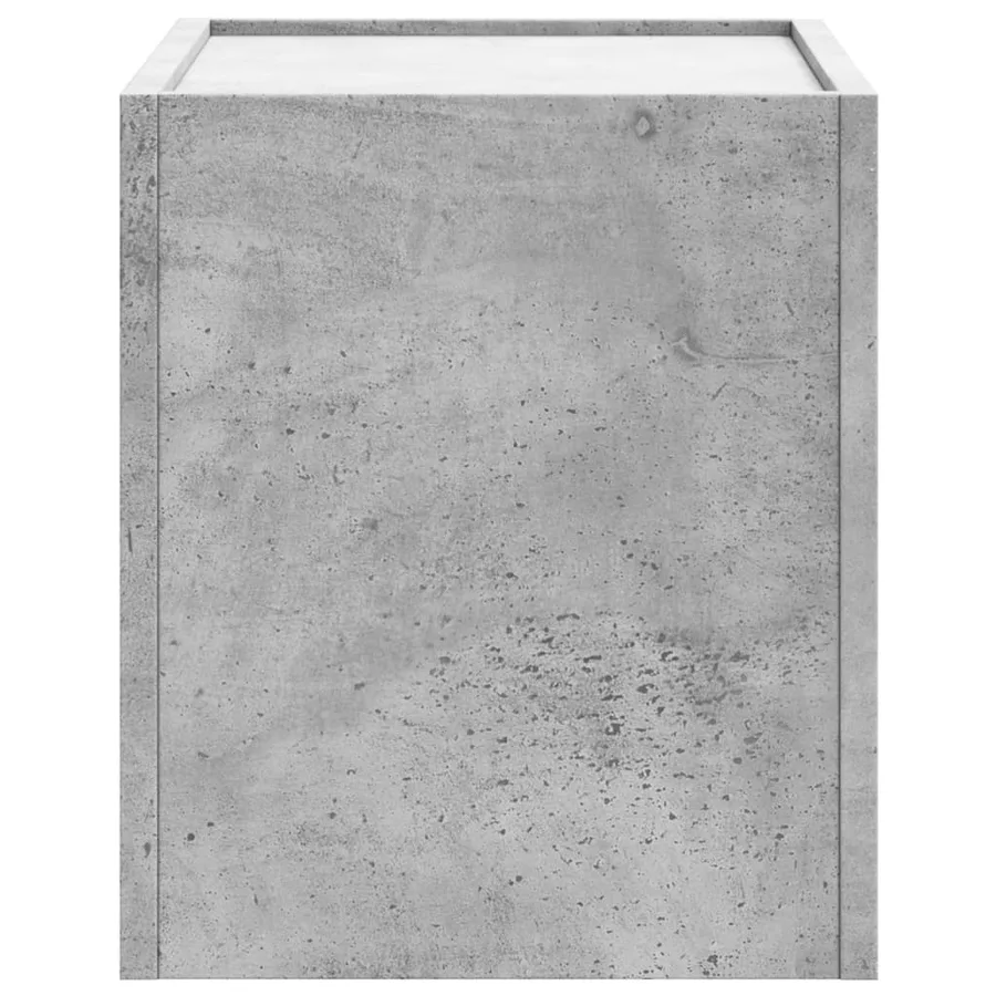 Tables de chevet murales 2 pcs gris béton 45x30x35 cm - 6