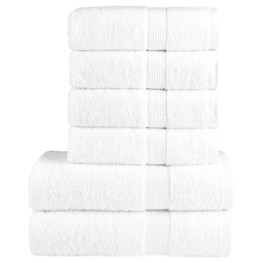 Ensemble de serviettes de qualité supérieure SOLUND 6 pcs blanc