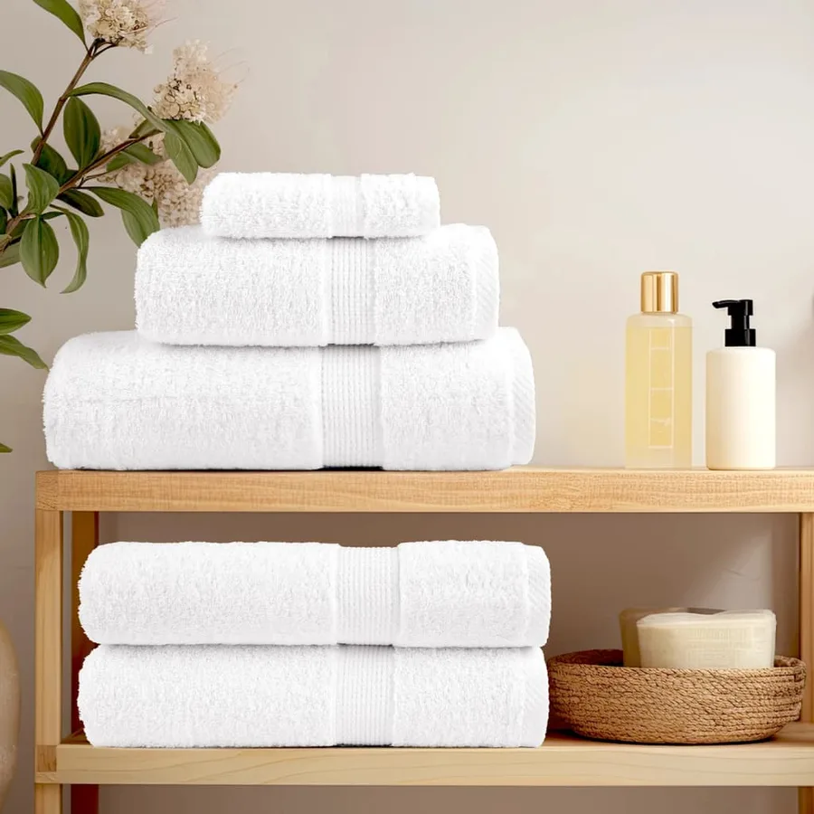 Ensemble de serviettes de qualité supérieure SOLUND 6 pcs blanc - 3