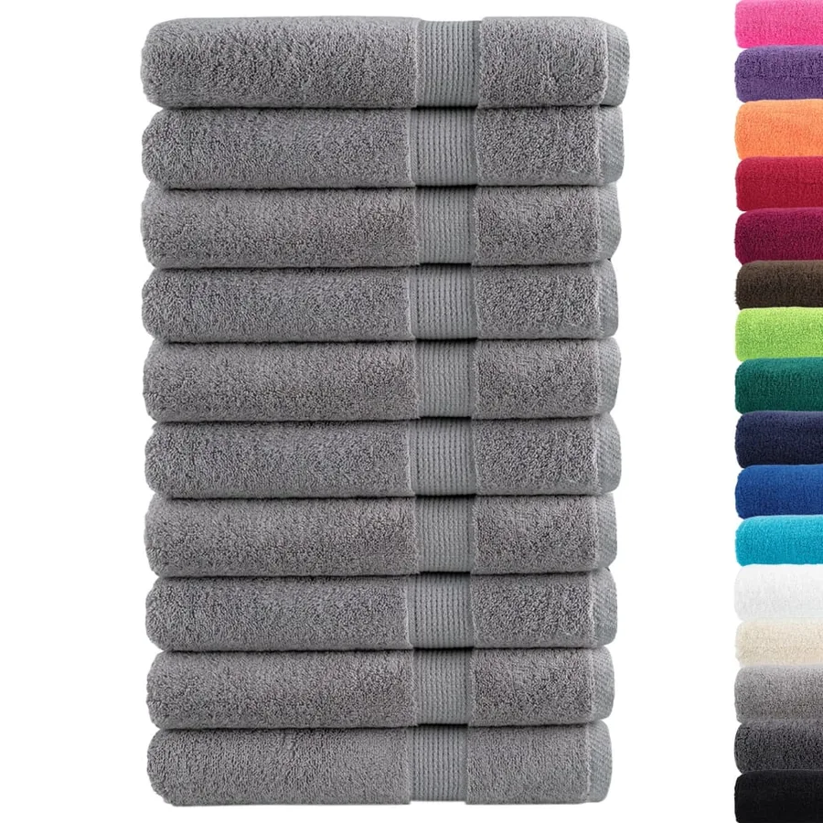 Serviettes de qualité supérieure SOLUND 10 pcs gris 600 g/m² - 2