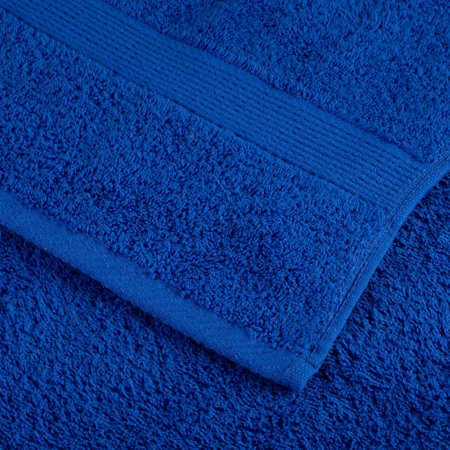 Serviettes de bain de qualité supérieure SOLUND 10 pcs bleu - 5