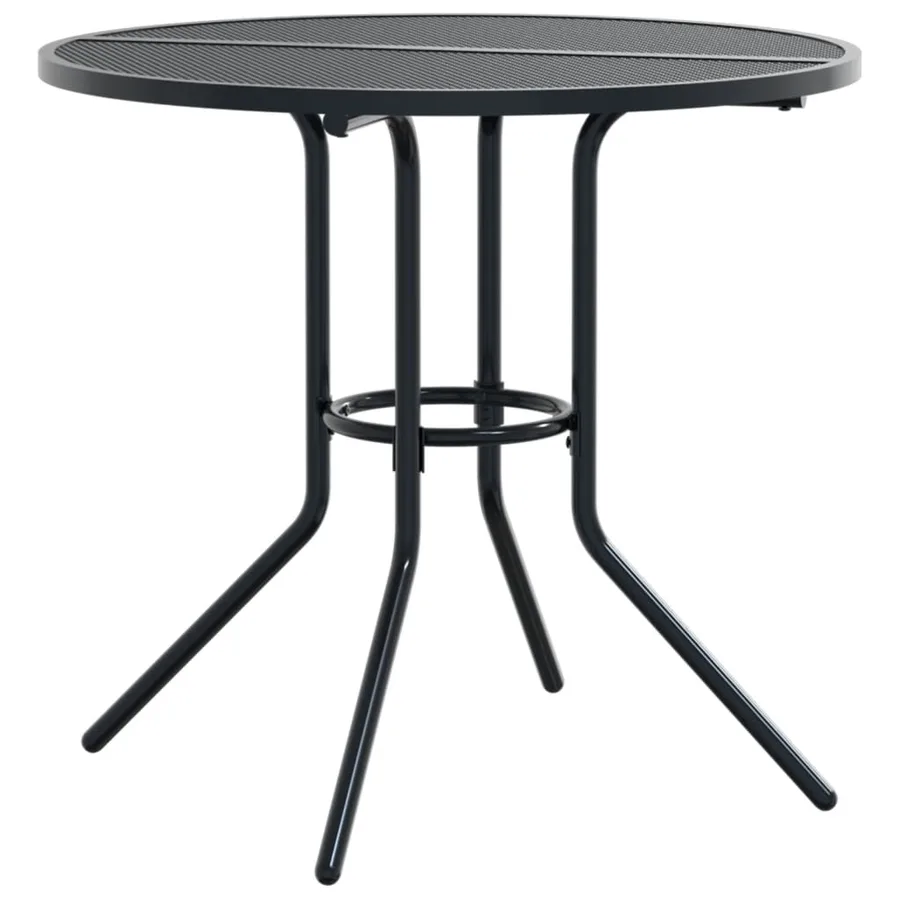 Ensemble de chaises de jardin empilables 3 pcs anthracite - 3