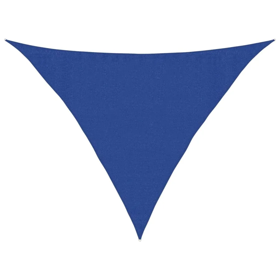 Voile d'ombrage 160 g/m² Bleu 3,5x3,5x4,9 m PEHD - 2