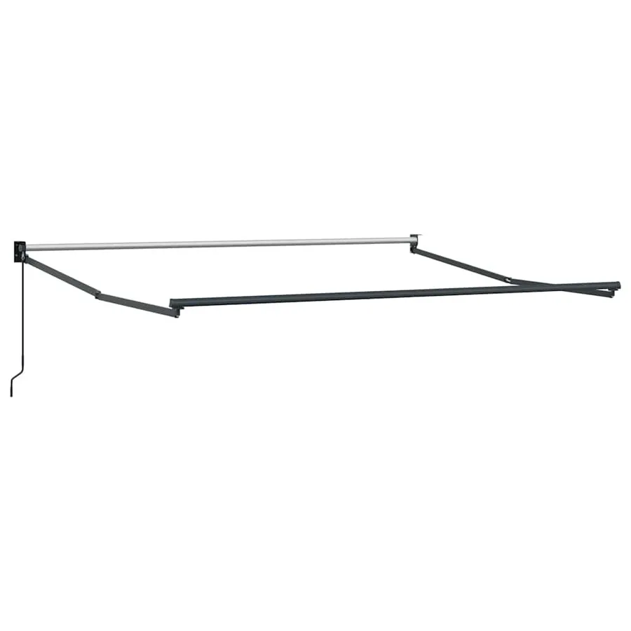 Auvent manuel rétractable marron 300x250 cm - 7