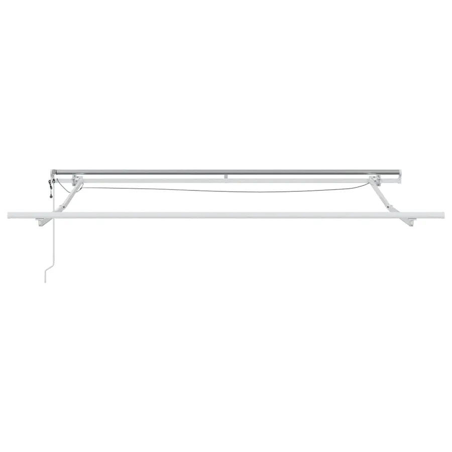 Auvent rétractable automatique avec LED marron 300x250 cm - 6