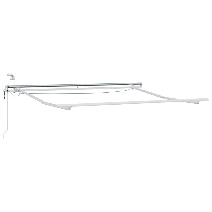 Auvent rétractable automatique avec LED marron 300x250 cm - 9