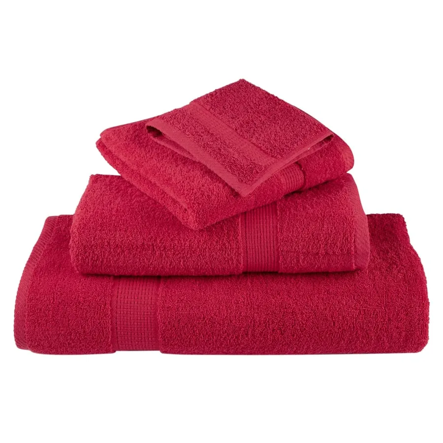 Serviettes de qualité supérieure SOLUND 4 pcs rouge 600 g/m² - 4