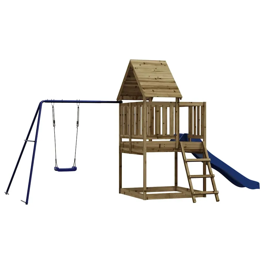 Aire de jeux d'extérieur bois de pin imprégné - 2