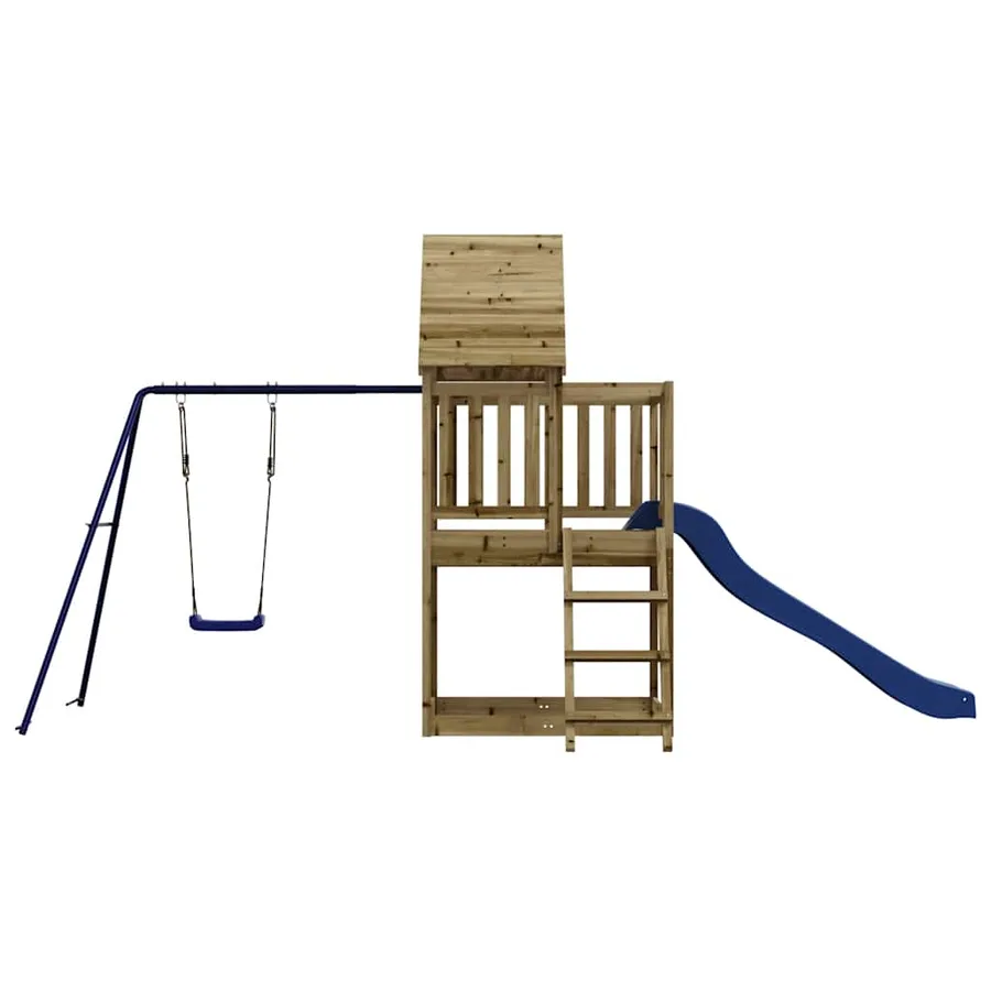 Aire de jeux d'extérieur bois de pin imprégné - 3