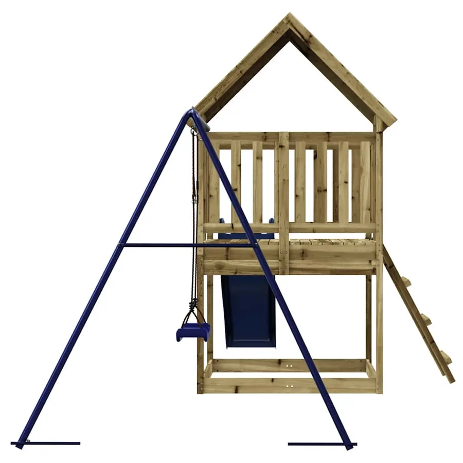 Aire de jeux d'extérieur bois de pin imprégné - 4