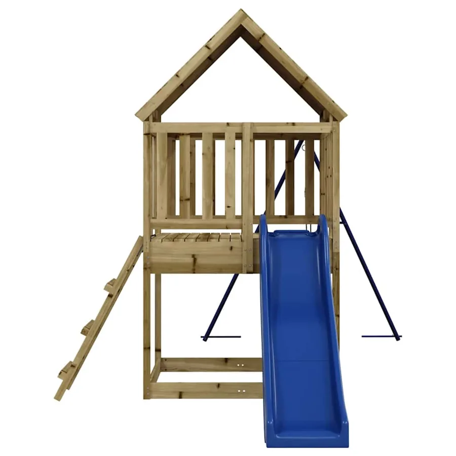 Aire de jeux d'extérieur bois de pin imprégné - 5