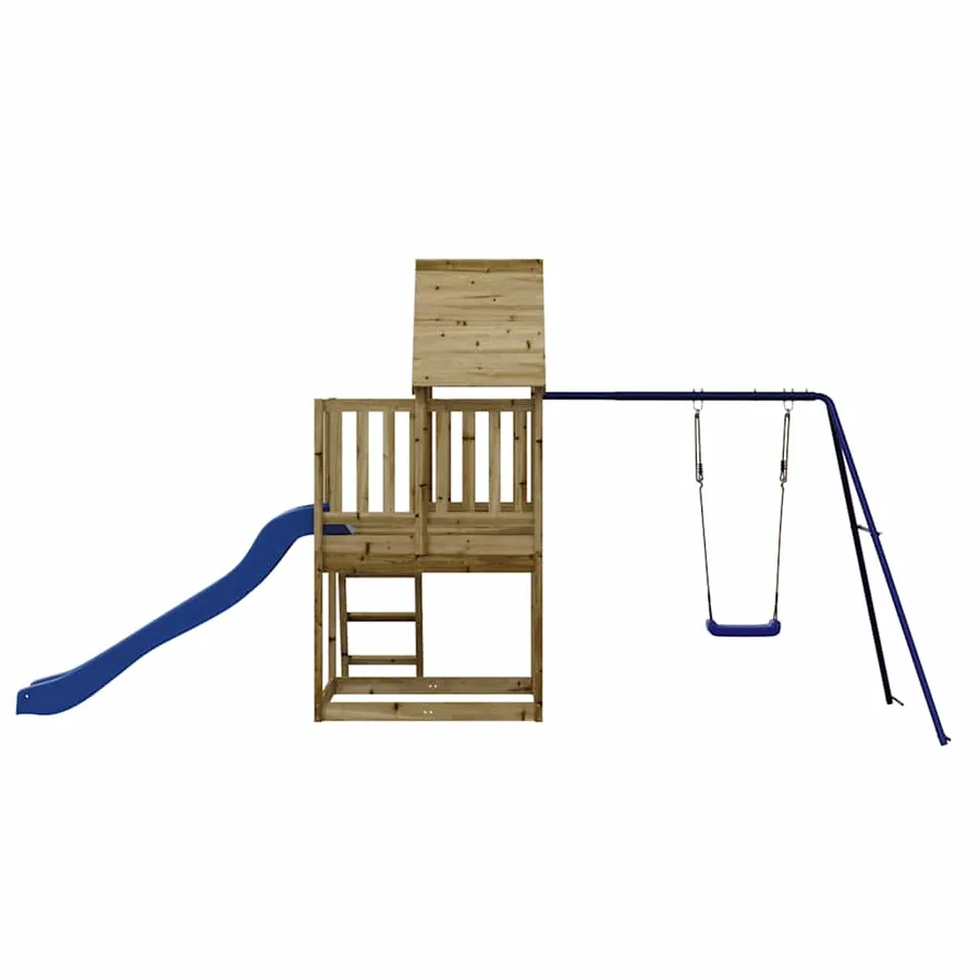 Aire de jeux d'extérieur bois de pin imprégné - 6