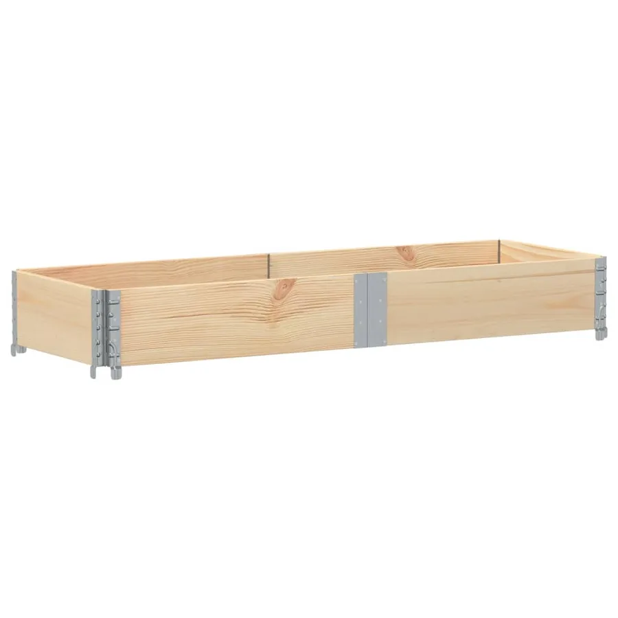 Jardinière 150x50 cm bois de pin massif - 2