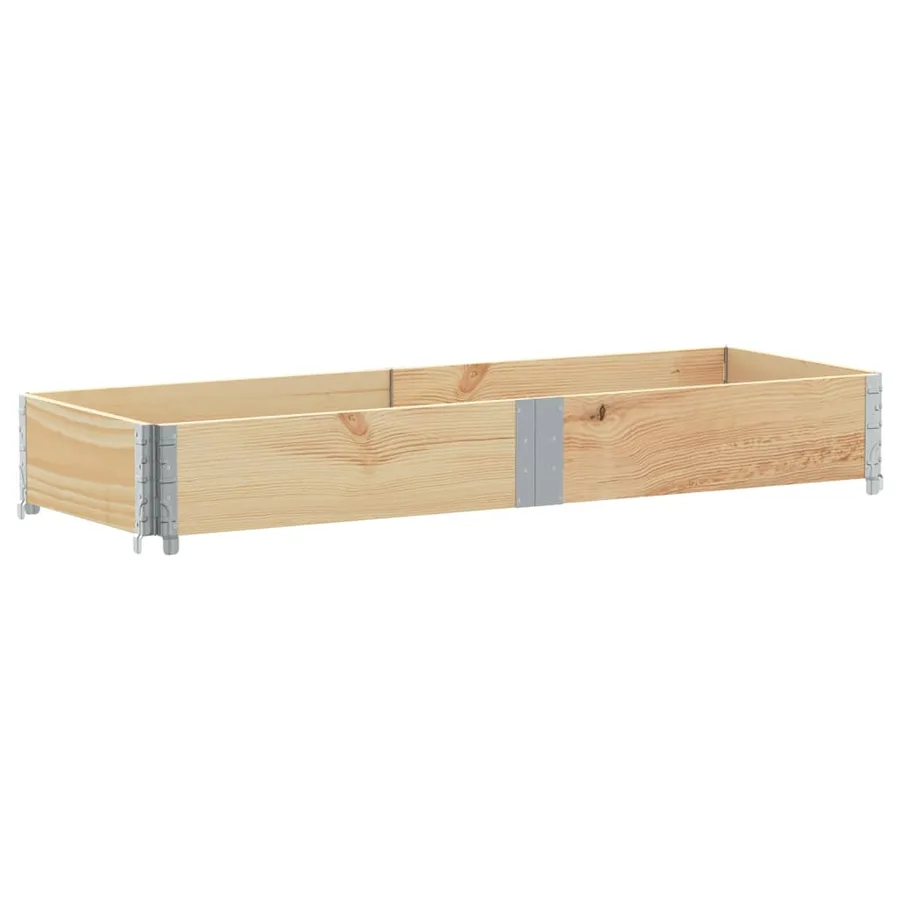 Jardinière 150x50 cm bois de pin massif - 5