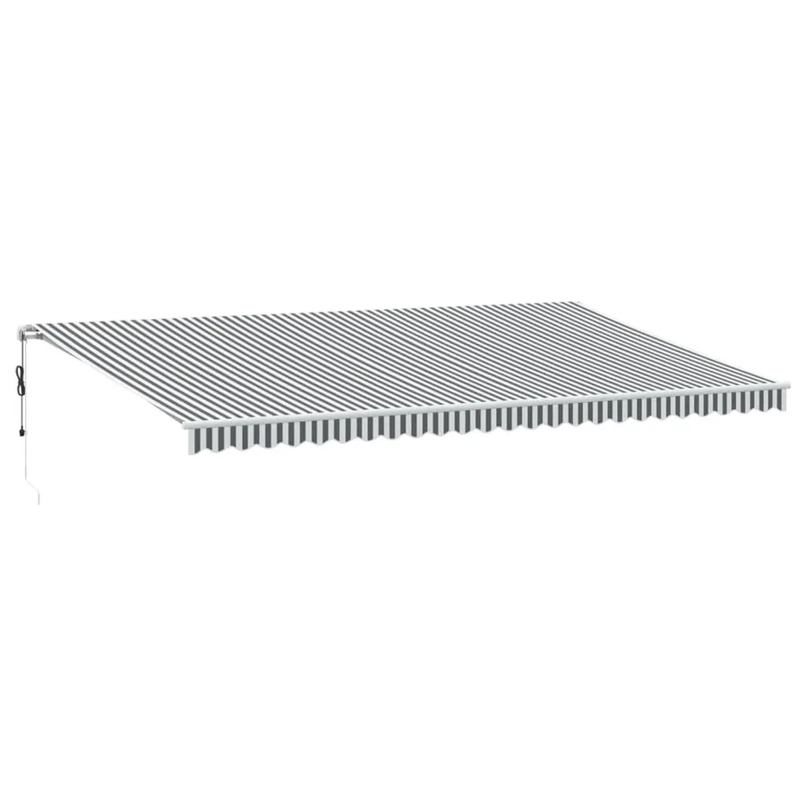 Auvent rétractable automatique avec LED anthracite et blanc - 2