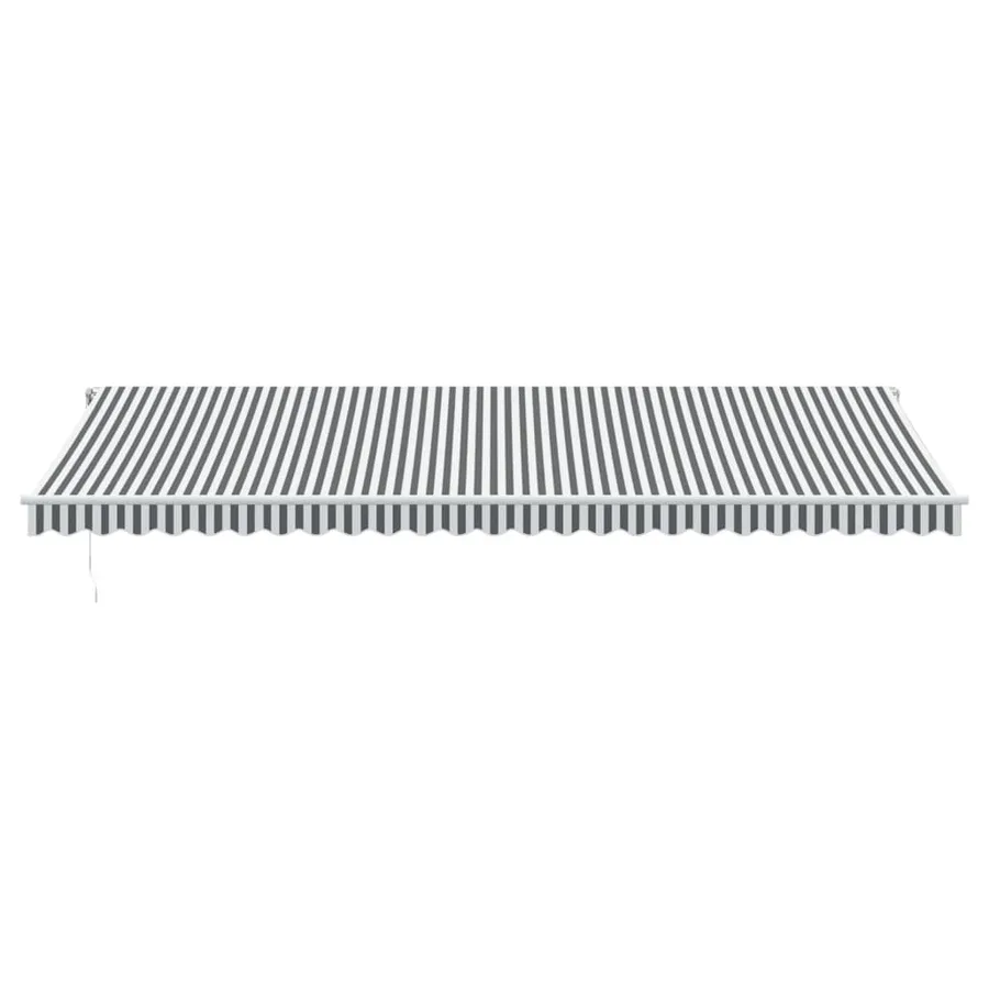 Auvent rétractable automatique avec LED anthracite et blanc - 4