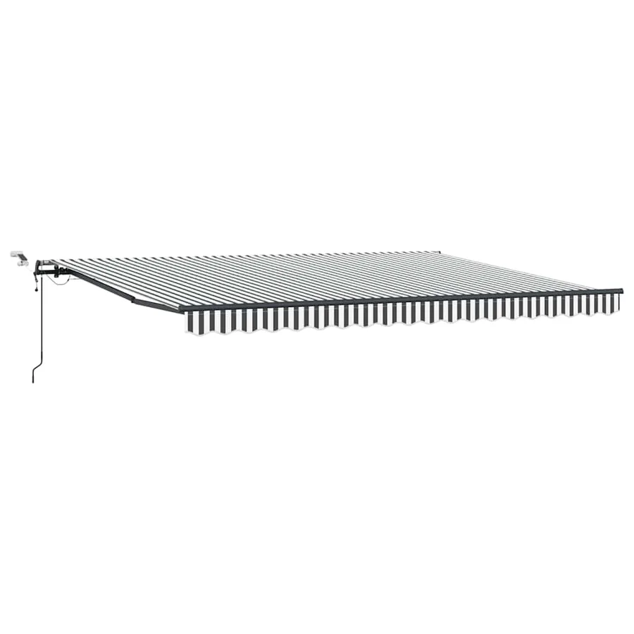 Auvent rétractable automatique avec LED anthracite et blanc - 2