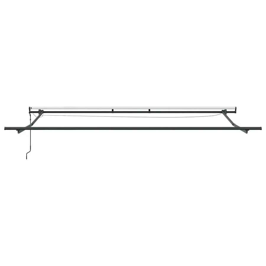 Auvent rétractable automatique avec LED anthracite et blanc - 9