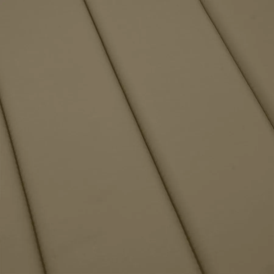 Coussin de chaise longue taupe mélangé 200x70x4 cm tissu - 7