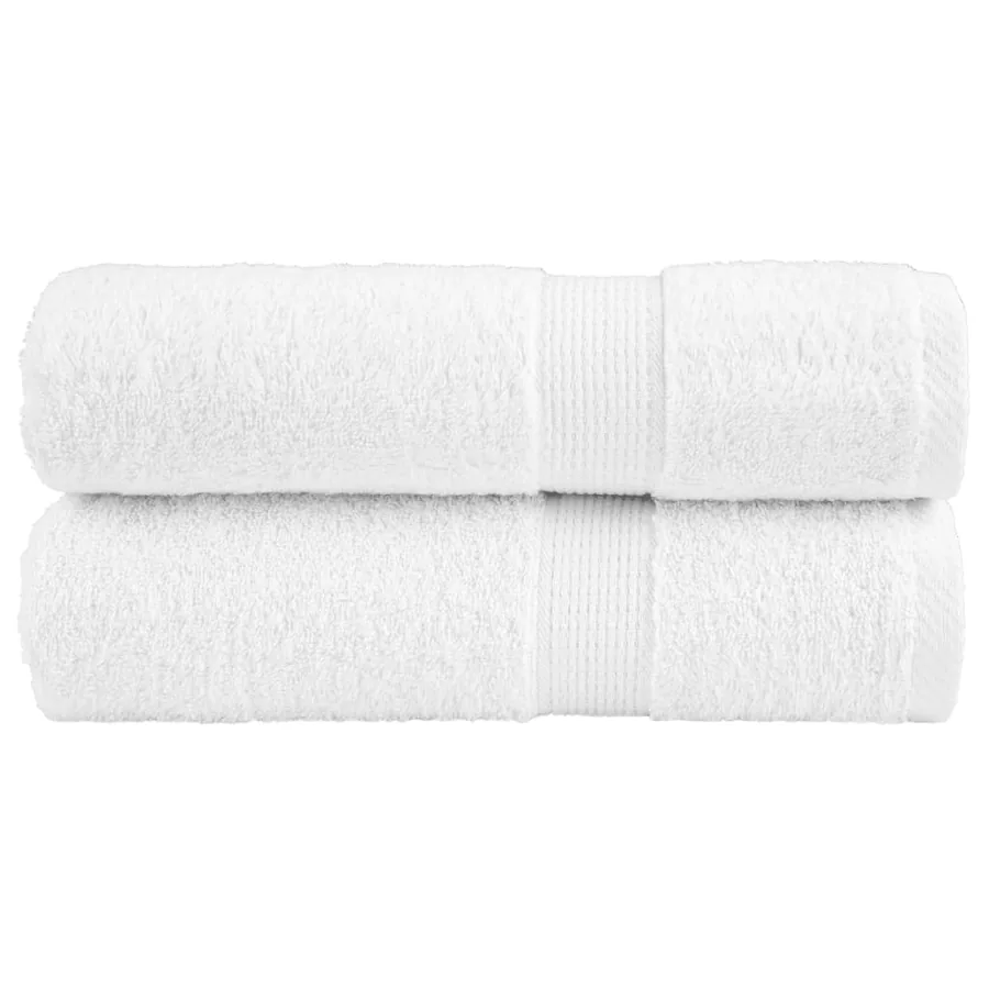 Essuie-mains de qualité supérieure SOLUND 2 pcs blanc 600 g/m²
