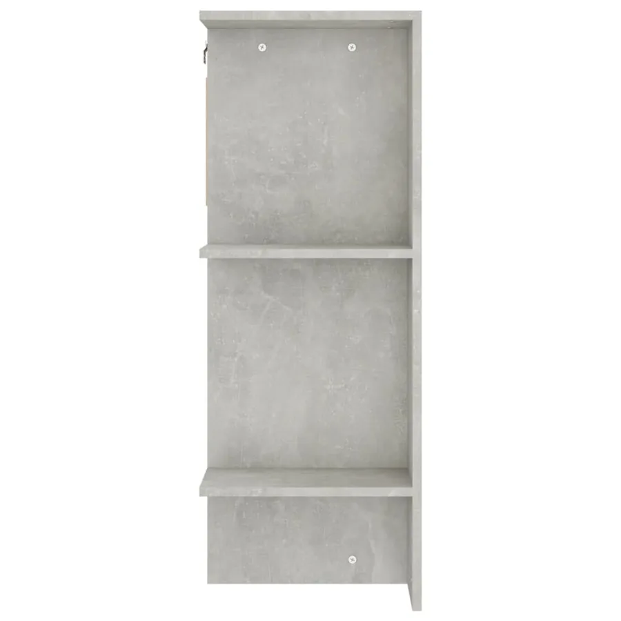 Armoires de couloir 2 pcs gris béton bois d'ingénierie - 10