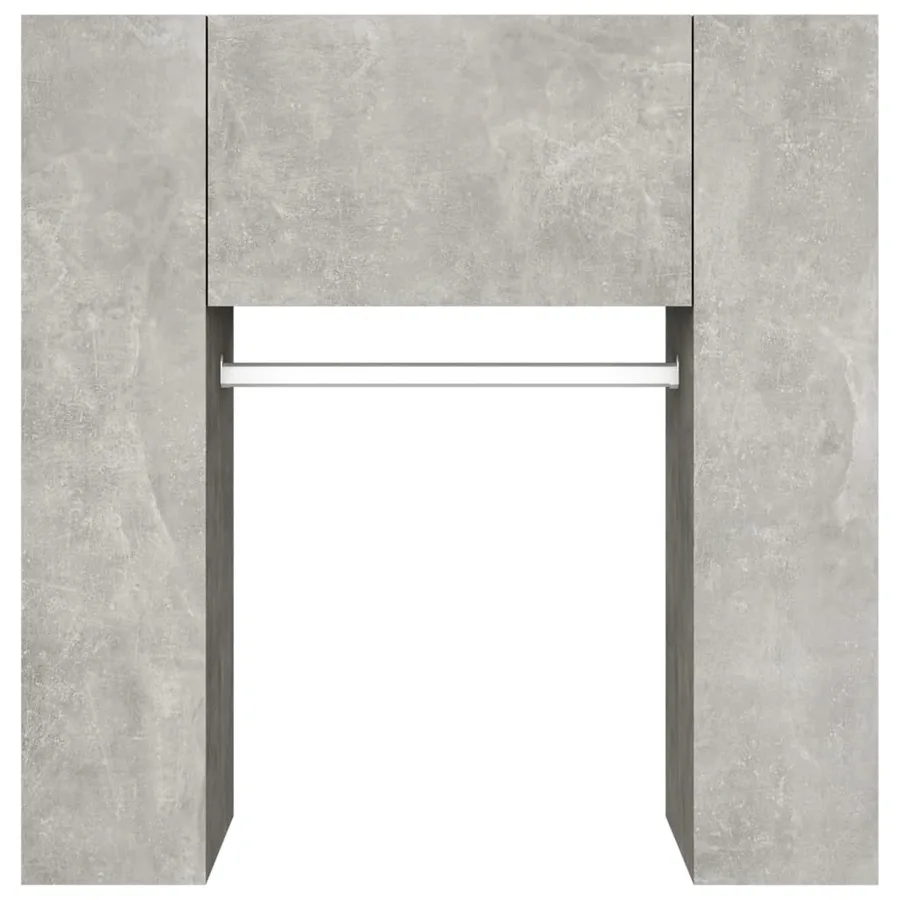 Armoires de couloir 2 pcs gris béton bois d'ingénierie - 8