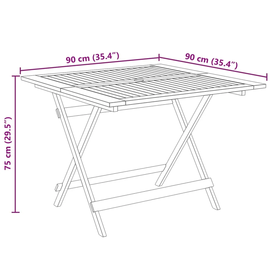 Ensemble à manger de jardin 5pcs beige polypropylène et bois - 13