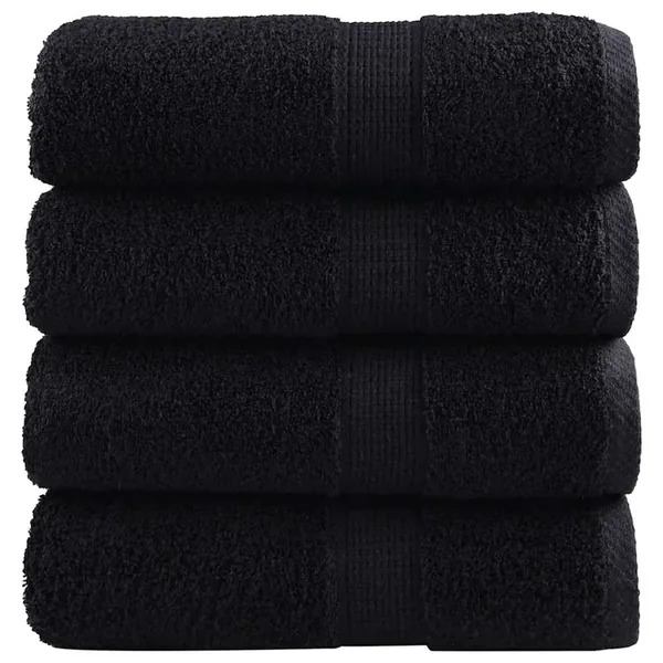 Serviettes d'invité de qualité supérieure SOLUND 4 pcs noir