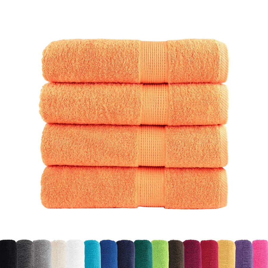 Serviettes de bain de qualité supérieure SOLUND 4 pcs 600g/m² - 2