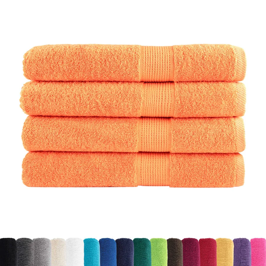 Serviettes de qualité supérieure SOLUND 4 pcs orange 600 g/m² - 2