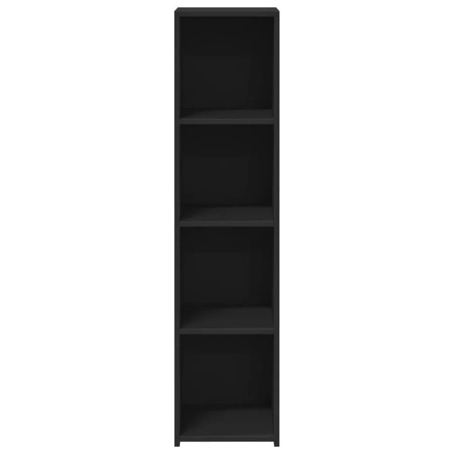 Buffet noir 30x41x124 cm bois d'ingénierie - 4