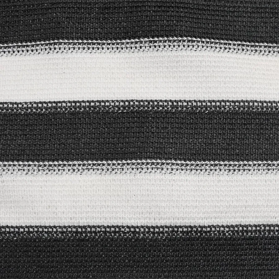 Filet brise-vue anthracite et blanc 1,8x25 m PEHD 75 g/m² - 6