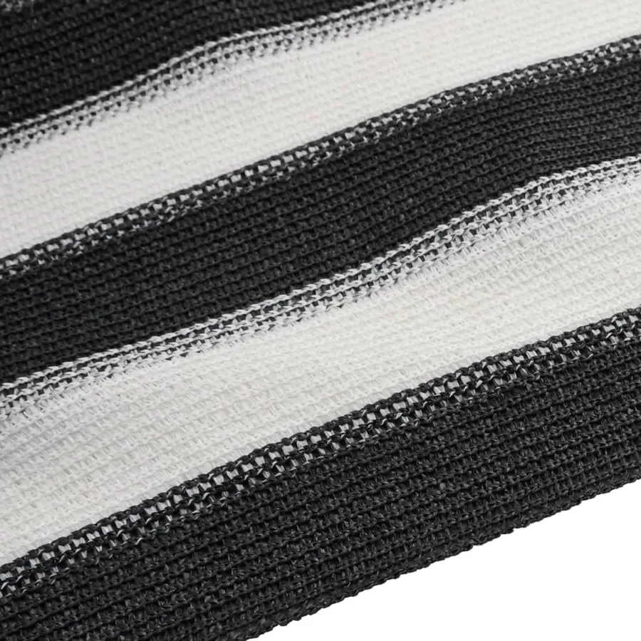 Filet brise-vue anthracite et blanc 1,8x10 m PEHD 150 g/m² - 5