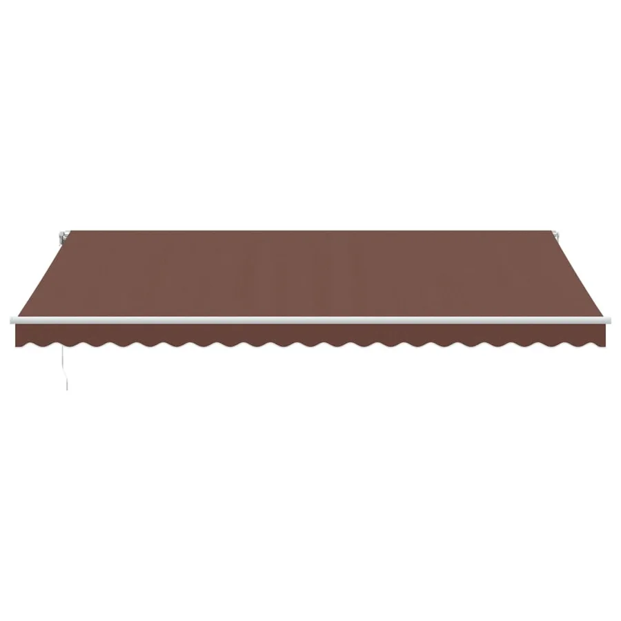 Auvent rétractable automatique marron 500x350 cm - 3
