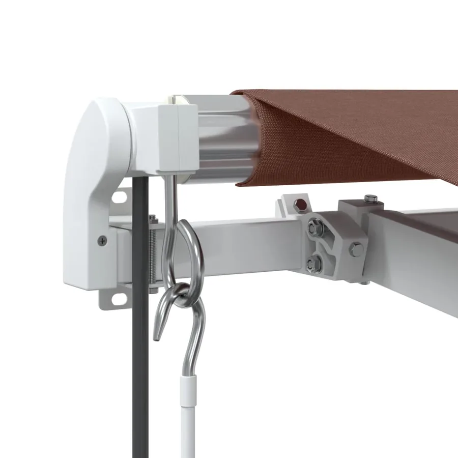 Auvent rétractable automatique marron 500x350 cm - 8
