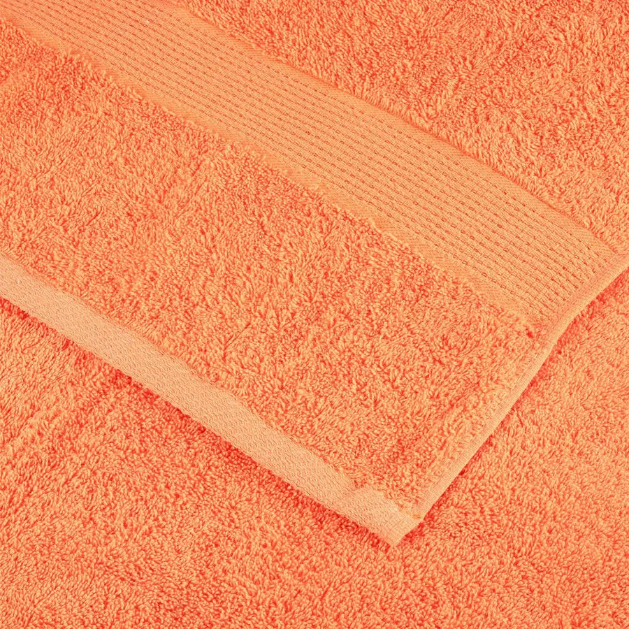 Serviettes de toilette premium SOLUND 2 pièces Orange 30 x 30 cm 600 g/m² - 6