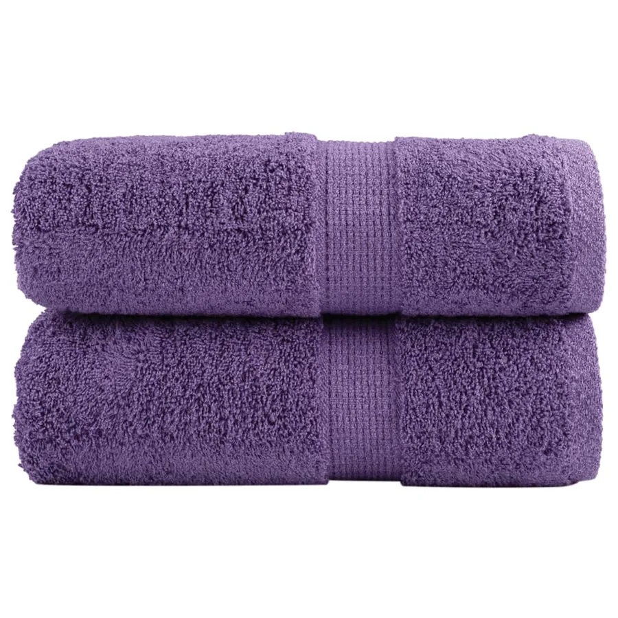 Serviettes d'invité de qualité supérieure SOLUND 2 pcs violet