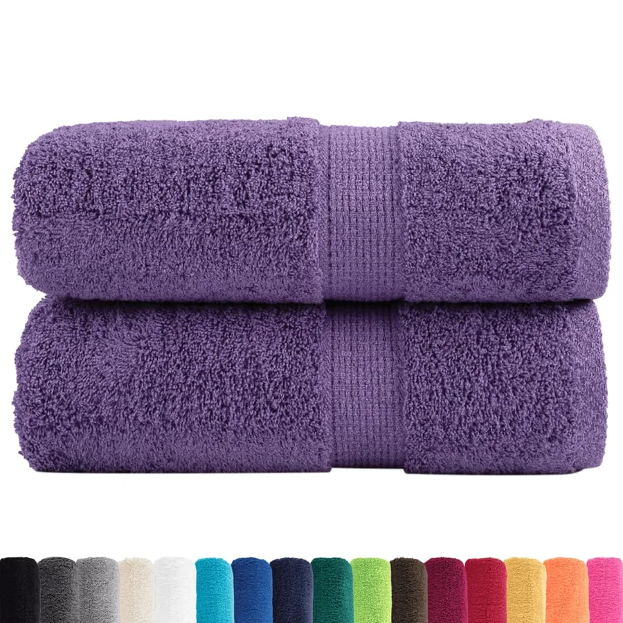 Serviettes d'invité de qualité supérieure SOLUND 2 pcs violet - 2