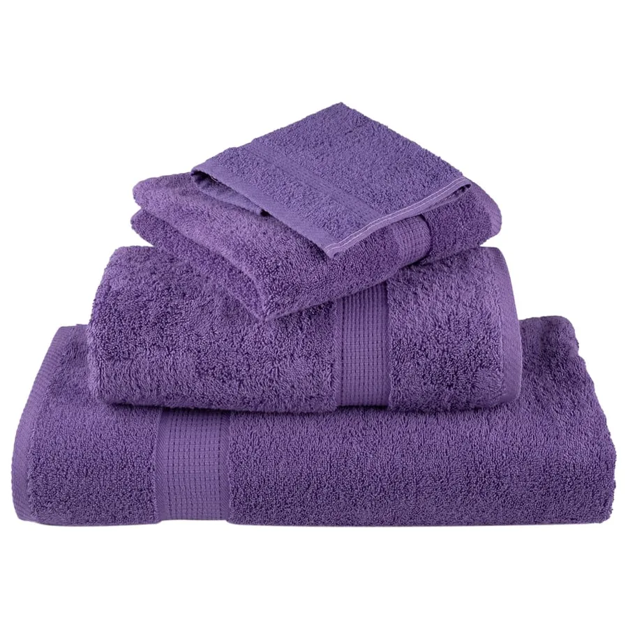 Serviettes d'invité de qualité supérieure SOLUND 2 pcs violet - 4